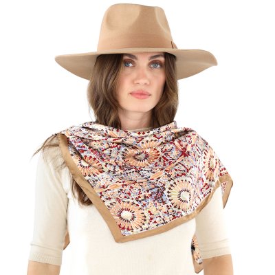 Tørkle - Gårda Bizerte Satin Scarf (beige/multi)