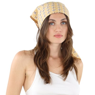 Tørkle - Gårda Carouge Satin Scarf (beige)