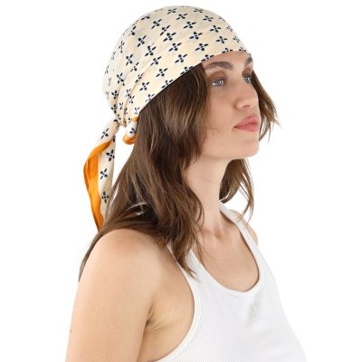 Tørkle - Gårda Carouge Satin Scarf (krem)