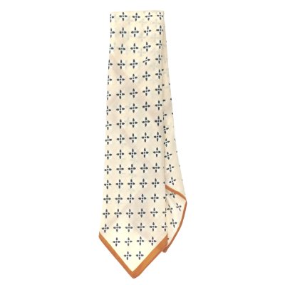 Tørkle - Gårda Carouge Satin Scarf (krem)