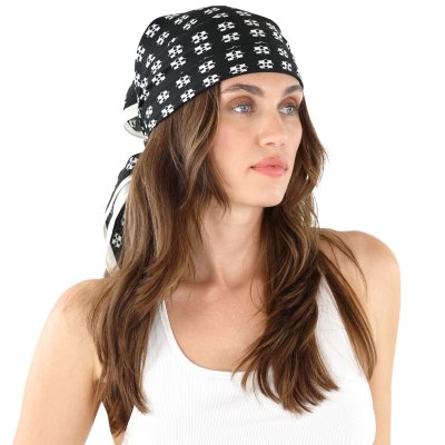 Tørkle - Gårda Carouge Satin Scarf (svart)