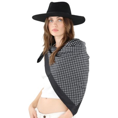 Tørkle - Gårda Lourdes Satin Scarf (svart)