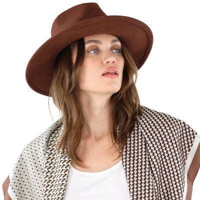 Tørkle - Gårda Narbonne Satin Scarf (brun/hvit)