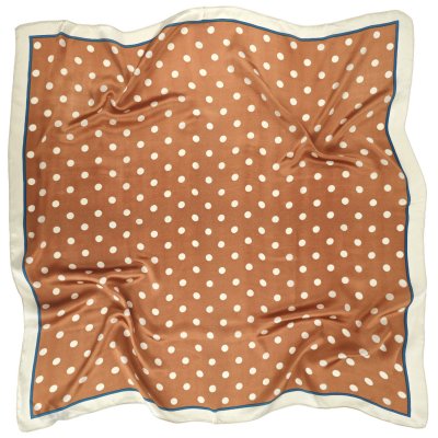 Tørkle - Gårda Polka Dot Satin Scarf (oransje)