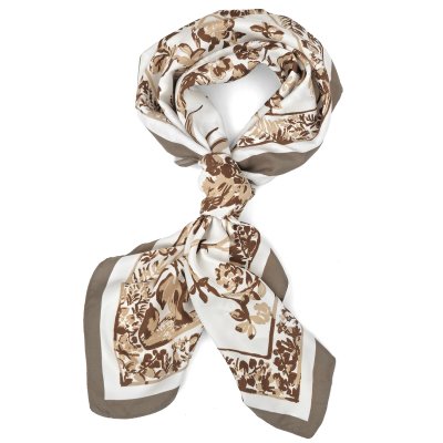 Tørkle - Gårda Provence Satin Scarf (brun)