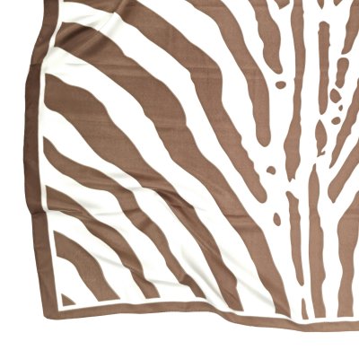 Tørkle - Gårda Zebra Satin Scarf (brun)