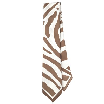 Tørkle - Gårda Zebra Satin Scarf (brun)