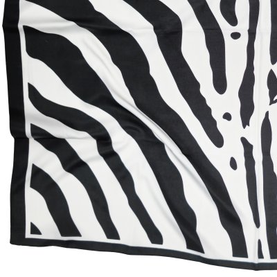 Tørkle - Gårda Zebra Satin Scarf (svart)