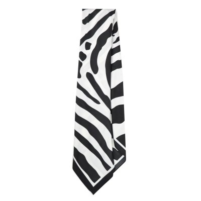 Tørkle - Gårda Zebra Satin Scarf (svart)
