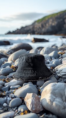 Hatter - Gårda Brooke Denim Bucket Hat (svart)