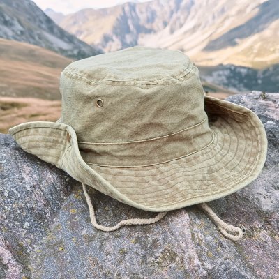 Hatter - Gårda Ryder Bucket Hat (greige)
