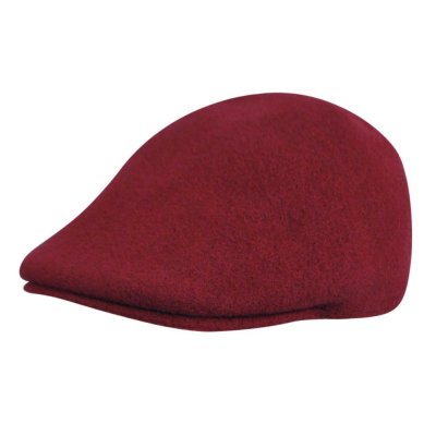 Sixpence / Flat cap - Kangol Seamless Wool 507 (burgunder)