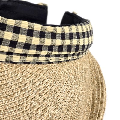 Solskjerm - Gårda Split Visor (natur/svart/beige)