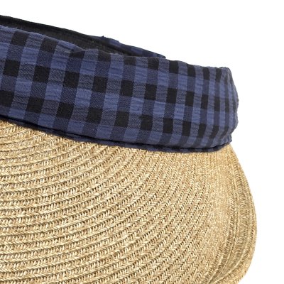 Solskjerm - Gårda Split Visor (naturlig/svart/blå)