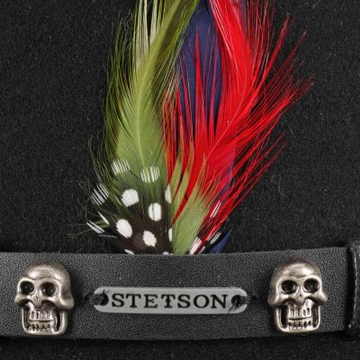 Hatter - Stetson Pennsylvania Pork Pie Woolfelt (sort)