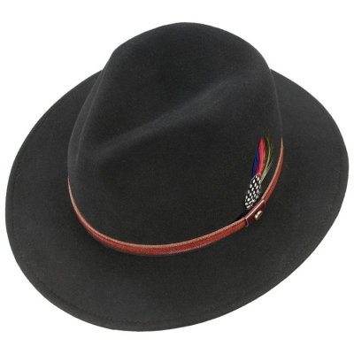 Hatter - Stetson Rantoul Traveller Woolfelt (sort)