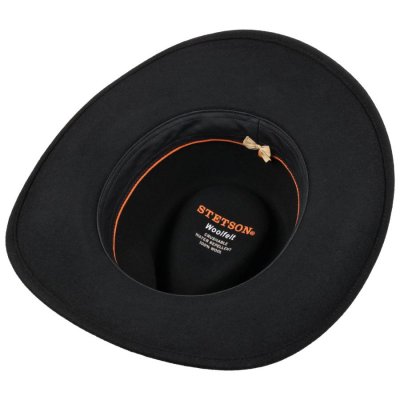 Hatter - Stetson Walters Western Woolfelt (sort)