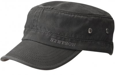 Sixpence / Flat cap - Stetson Army Cap (sort)