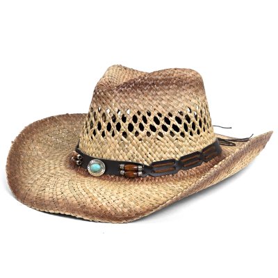 Stråhatt - Gårda Amalfi Western Hat (natur)