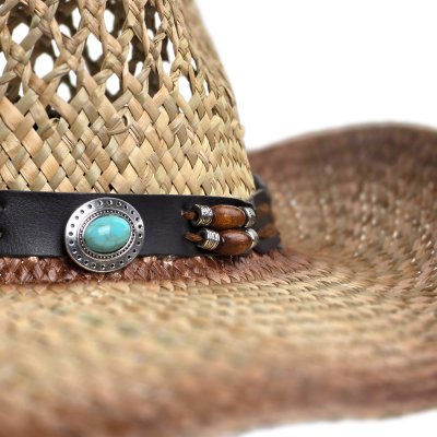 Stråhatt - Gårda Amalfi Western Hat (natur)