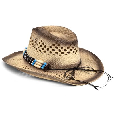 Stråhatt - Gårda Antibes Western Hat (natur)