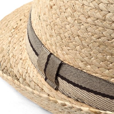 Stråhatt - Gårda Benijo Raffia Trilby (natur/taupe)