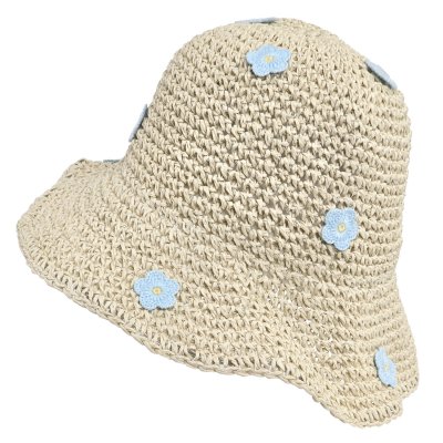 Stråhatt - Gårda Lisbon Bucket hat (beige)