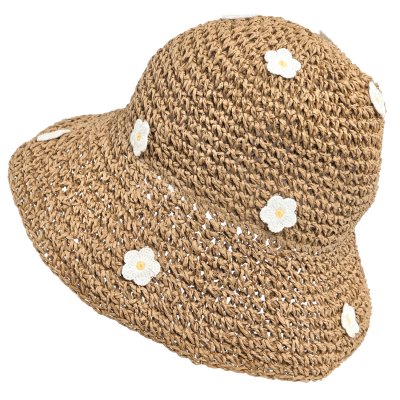 Stråhatt - Gårda Lisbon Bucket hat (kaki)