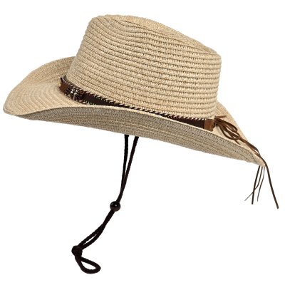 Stråhatt - Gårda Marseille Western Hat (beige)