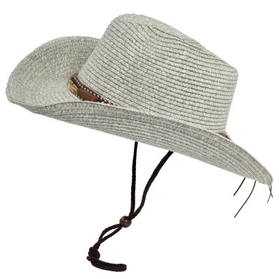 Stråhatt - Gårda Marseille Western Hat (grønn)