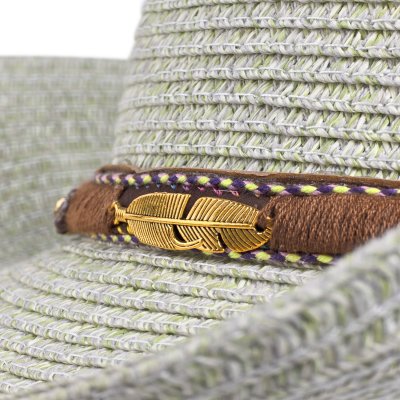 Stråhatt - Gårda Marseille Western Hat (grønn)