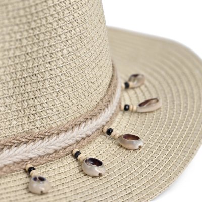 Stråhatt - Gårda Nerja Fedora (beige)