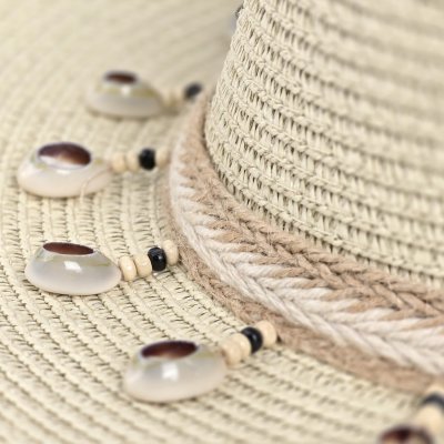 Stråhatt - Gårda Nerja Fedora (beige)