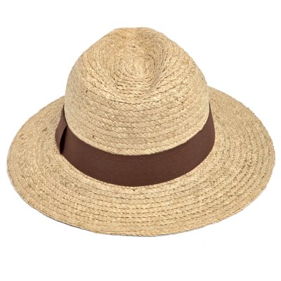 Stråhatt - Gårda Positano Fedora (naturlig/brun)