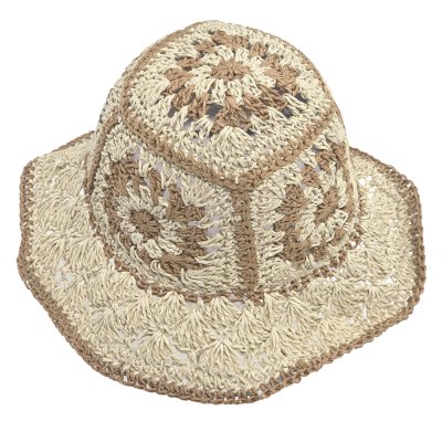 Stråhatt - Gårda Rhodes Bucket hat (beige)