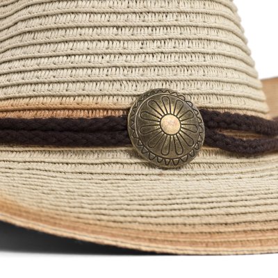 Stråhatt - Gårda Taranto Western Hat (beige)