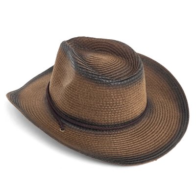 Stråhatt - Gårda Taranto Western Hat (brun)