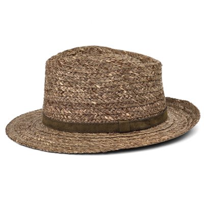 Stråhatt - Gårda Tenerife Raffia Fedora (natur/brun)