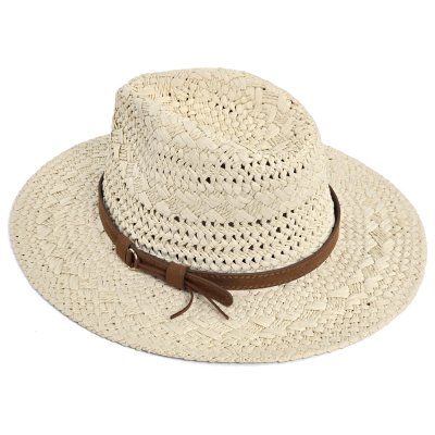 Stråhatt - Gårda Toulon Fedora (beige)