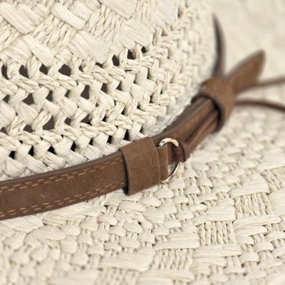 Stråhatt - Gårda Toulon Fedora (beige)