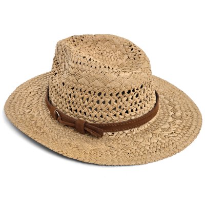 Stråhatt - Gårda Toulon Fedora (kaki)
