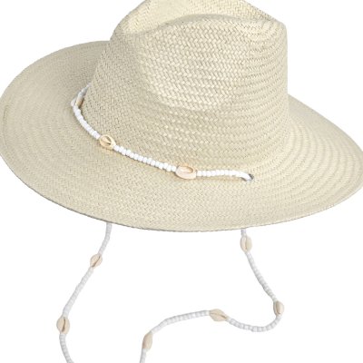 Stråhatt - Gårda Valencia Fedora (beige)