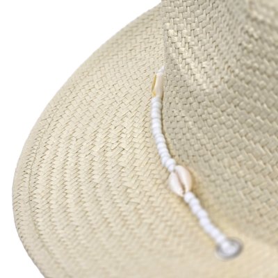 Stråhatt - Gårda Valencia Fedora (beige)