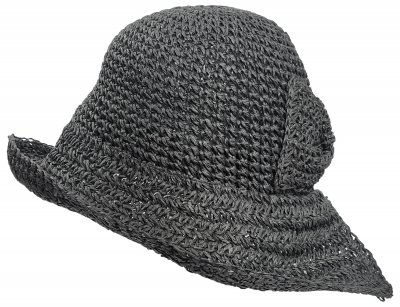 Stråhatt - Gårda Serafina (svart)