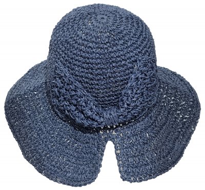 Stråhatt - Gårda Serafina (blå)