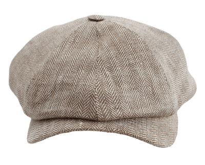 Sixpence / Flat cap - Wigéns Newsboy Classic Cap (brun)